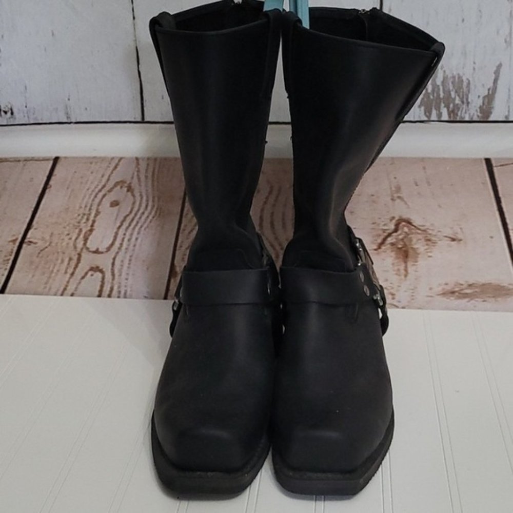 MILWAUKEE MOTORCYCLE CLOTHING CO. MEN'S HARNESS MOTORCYCLE Boots Size 8.5